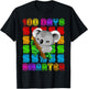 100 Days Smarter Koala Bear Lovers Happy 100th Day Of School T-Shirt - T-Shirt | Black