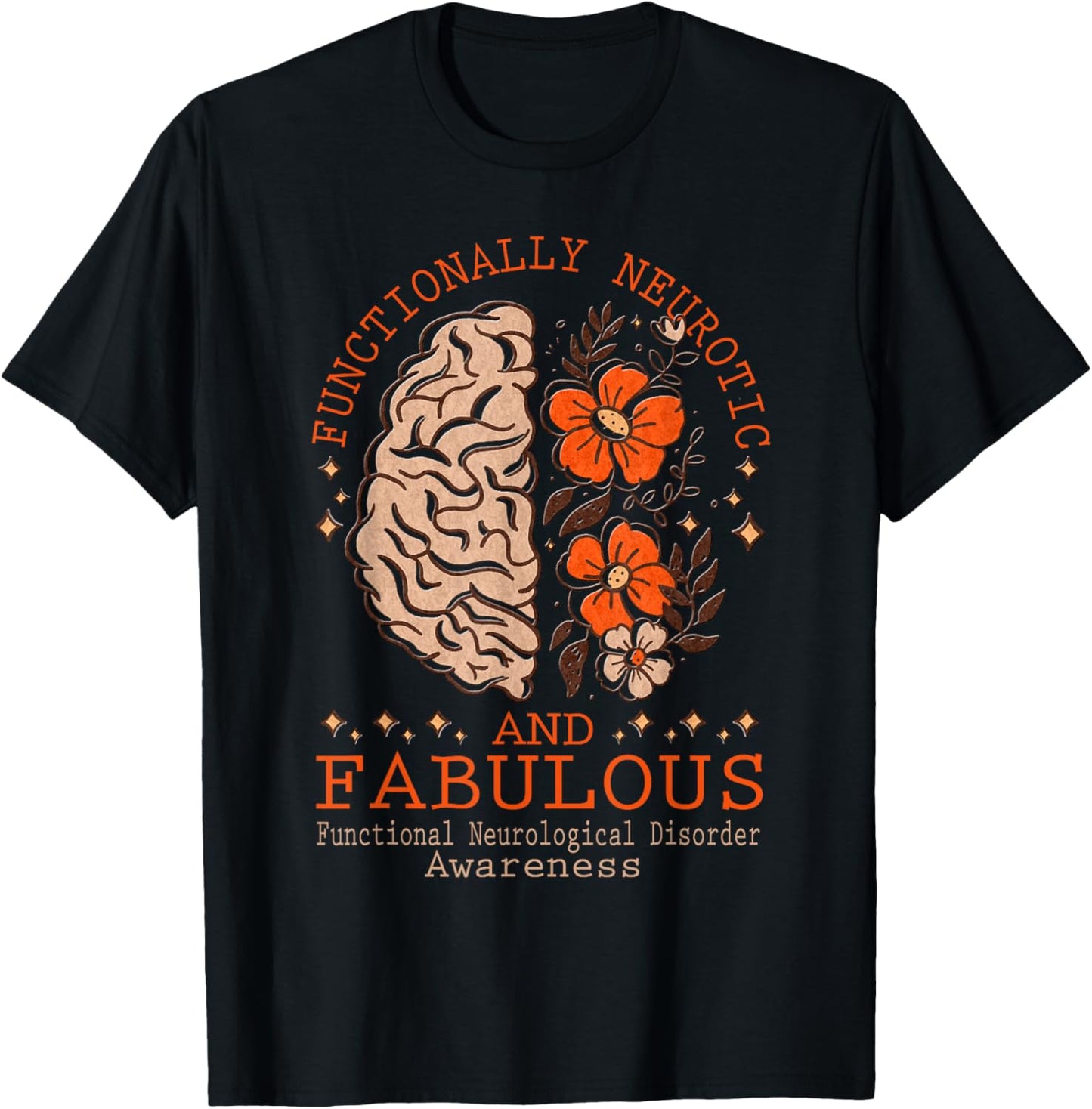 Functional Neurological Disorder Awareness T-Shirt - T-Shirt | Black