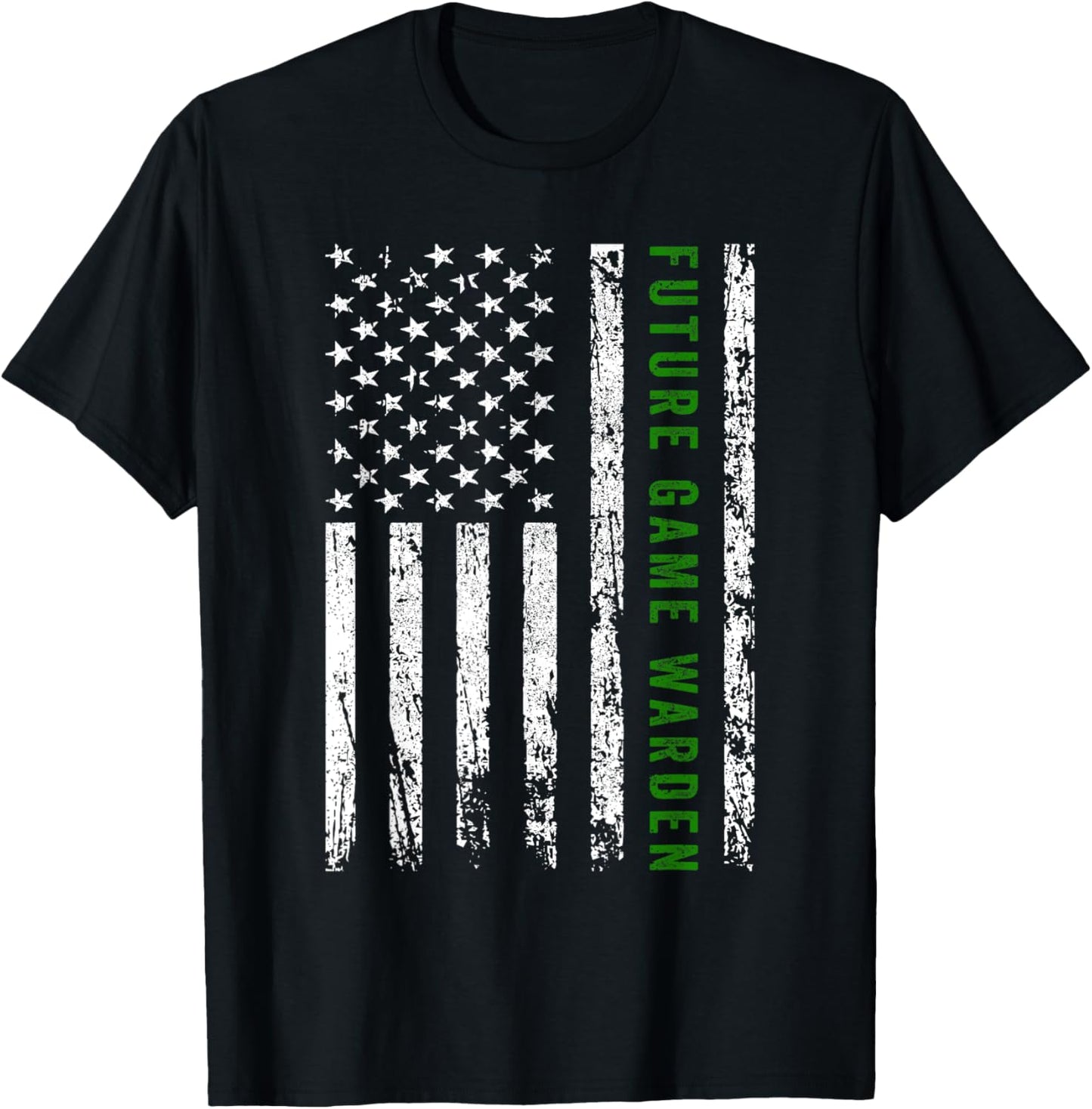 Future Game Warden Outfit Gift -Adults & Kids Black Animal-Themed Game Warden Small Short Sleeve T-Shirt - T-Shirt | Black