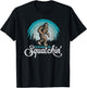 I'd Rather be Squatchin' Vintage Funny Bigfoot 80s Sasquatch T-Shirt - T-Shirt | Black
