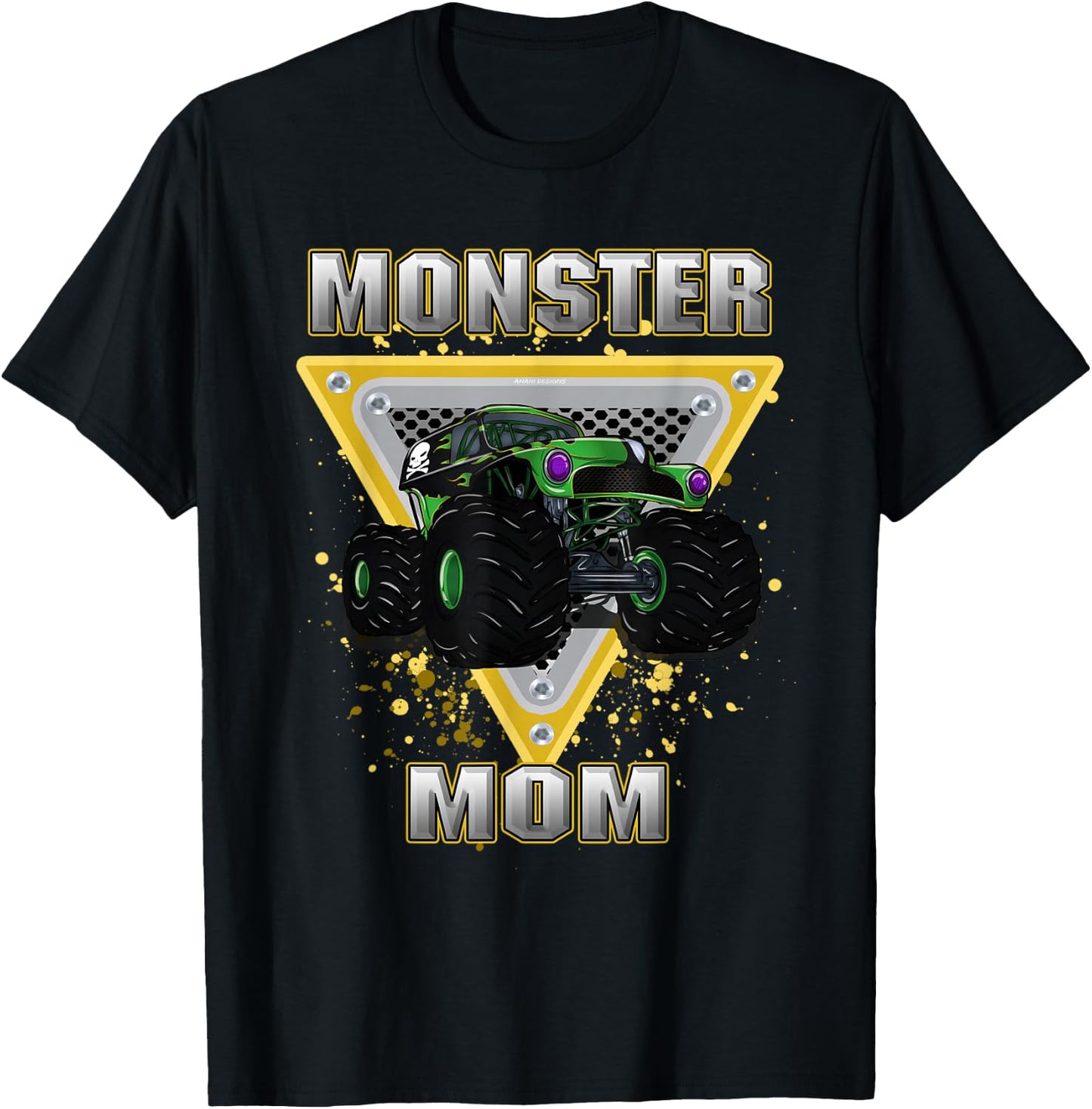 Monster Truck Mom T-Shirt - T-Shirt | Black