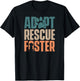 Cute Dog Adoption Rescue - Adopt Rescue Foster Women Girls Kids T-Shirt - T-Shirt | Black