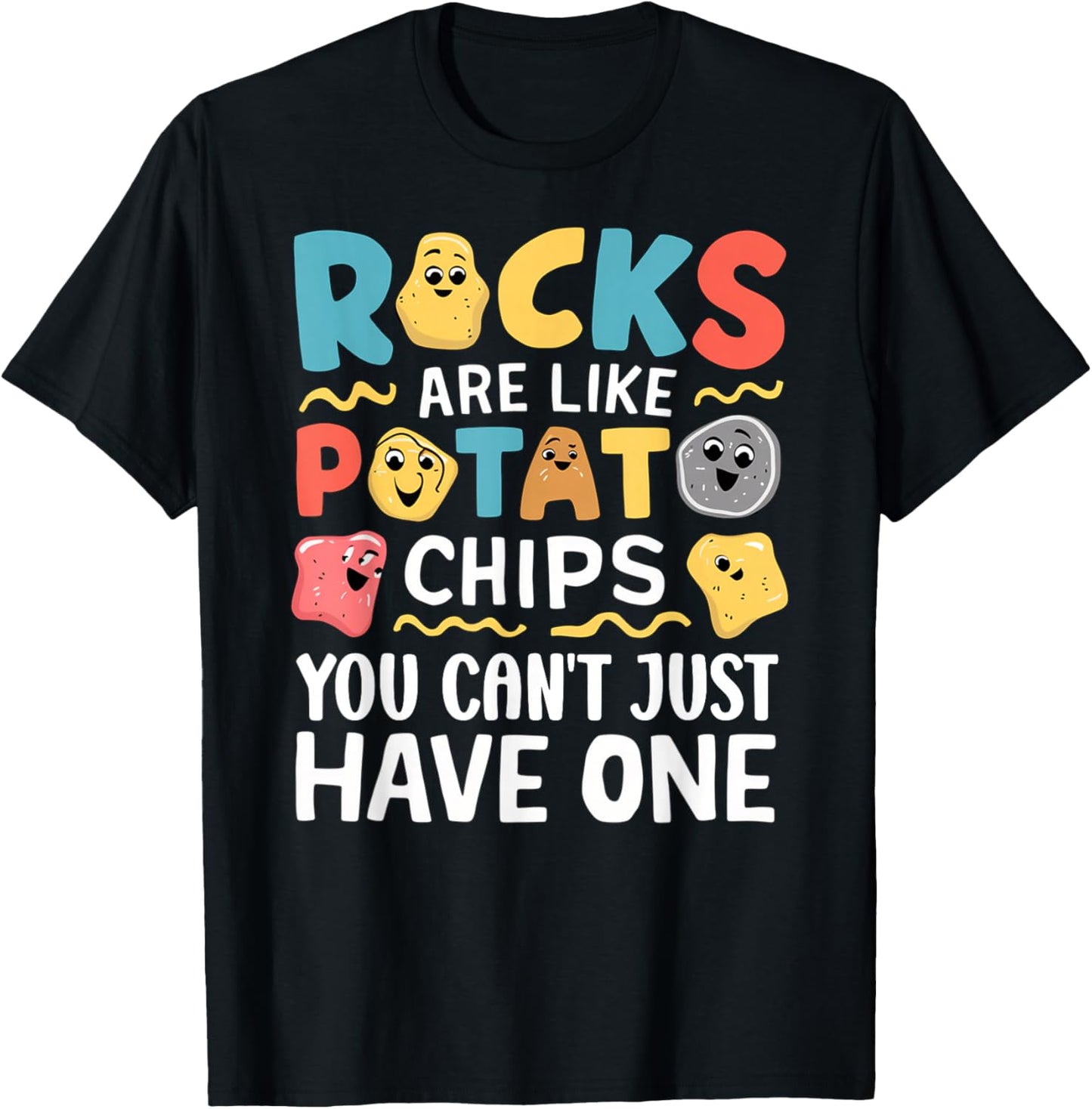 Geology Ores Minerals Gems and Crystals Rock Collecting T-Shirt - T-Shirt | Black