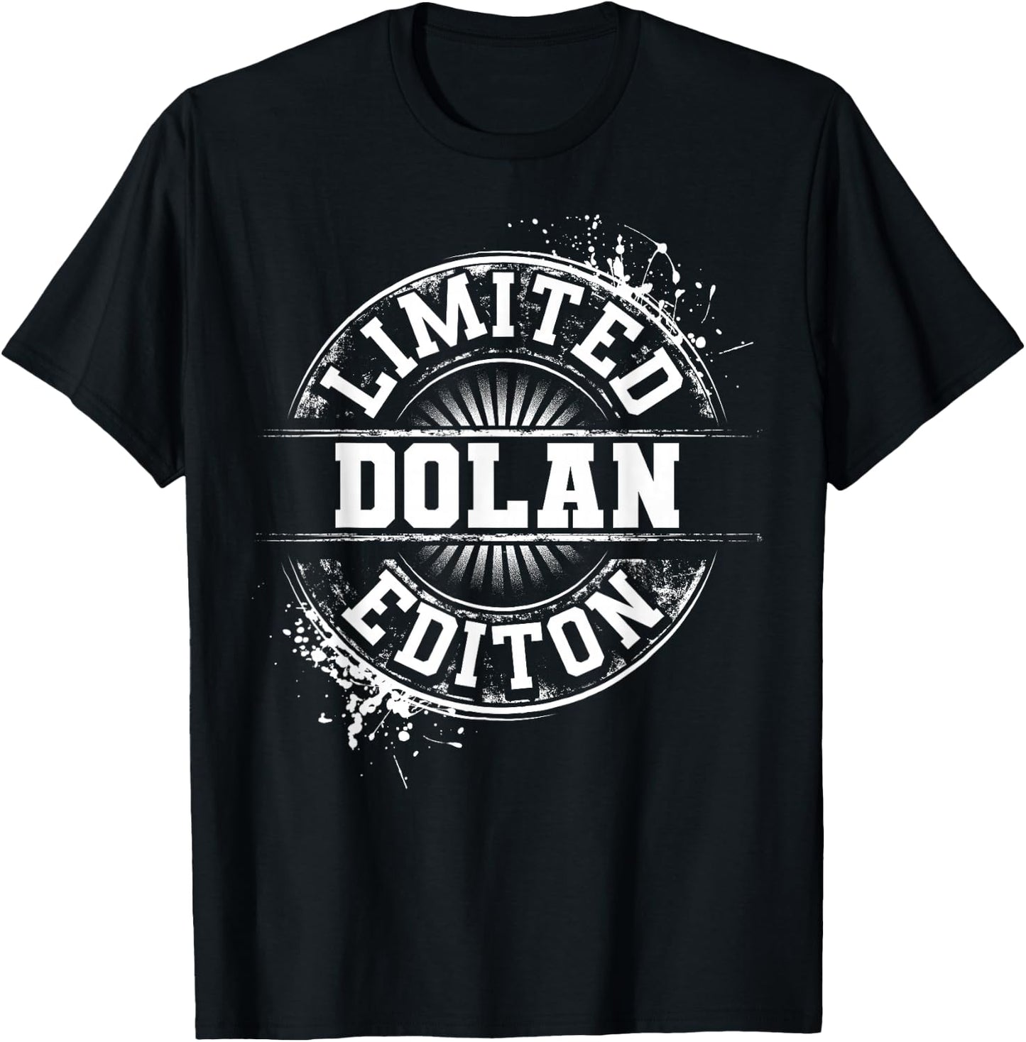 DOLAN Funny Surname Family Tree Birthday Reunion Gift T-Shirt - T-Shirt | Black