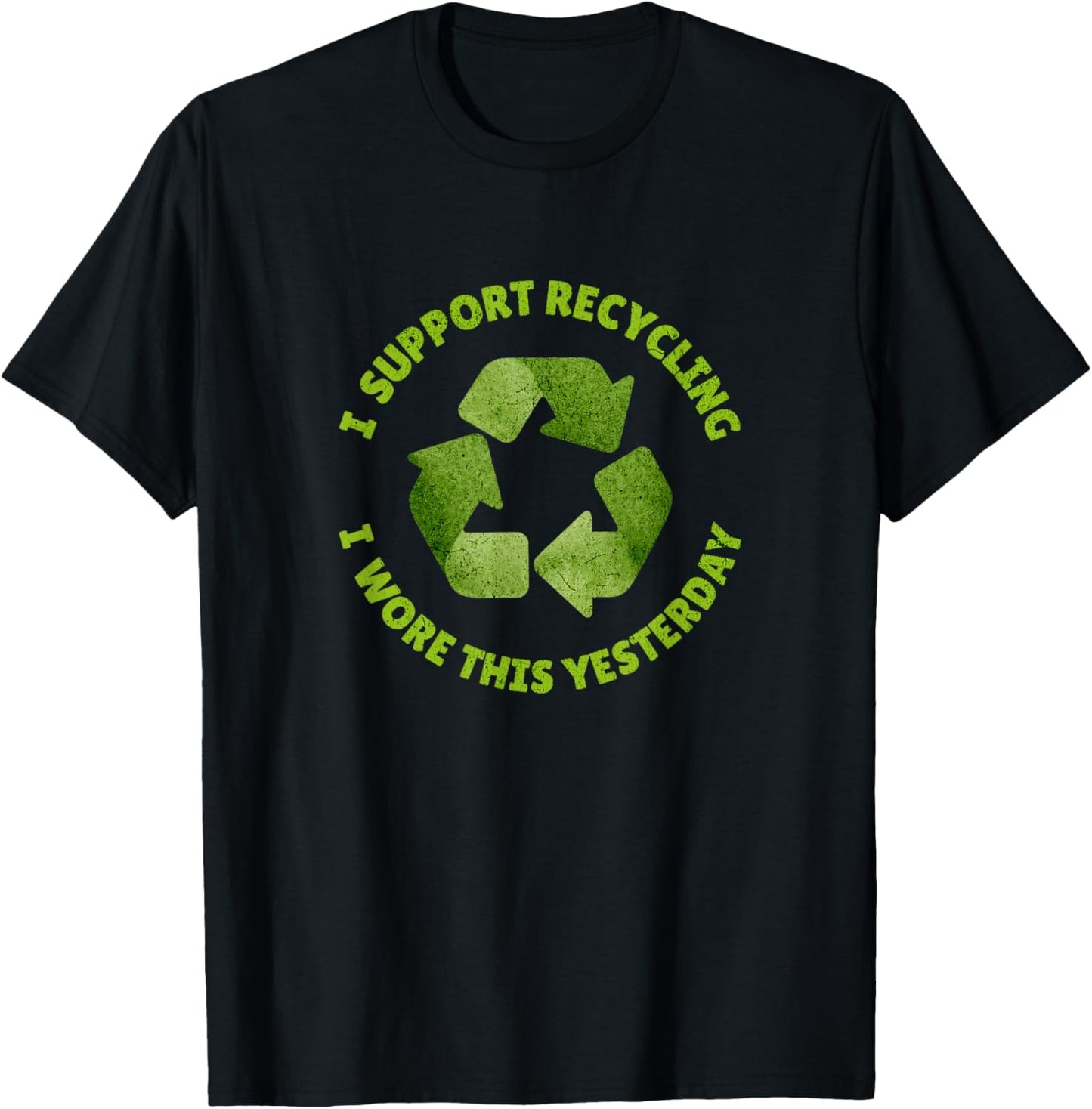 Funny Recycling Day Earth Day Recycle Logo Women T-Shirt - T-Shirt | Black