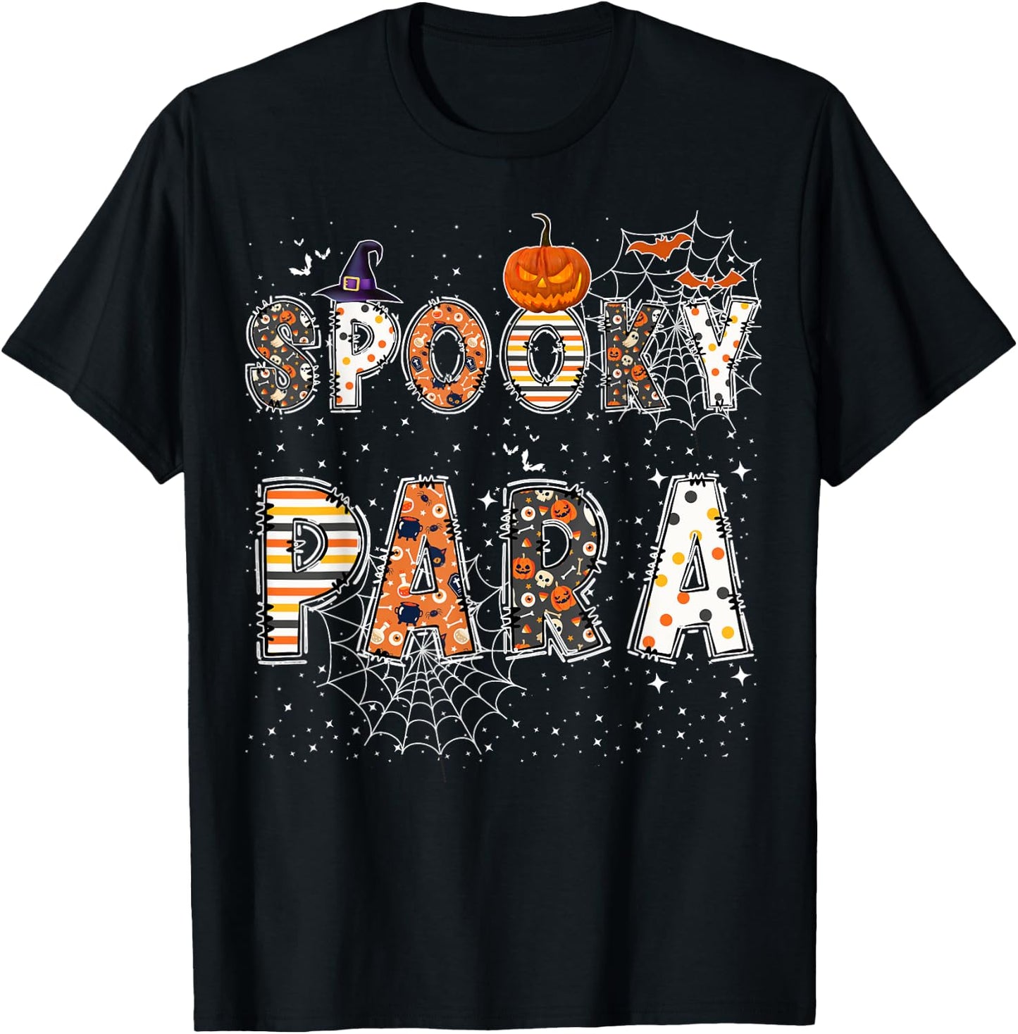 Spooky Paraprofessional Halloween Costume for Spooky Para T-Shirt - T-Shirt | Black