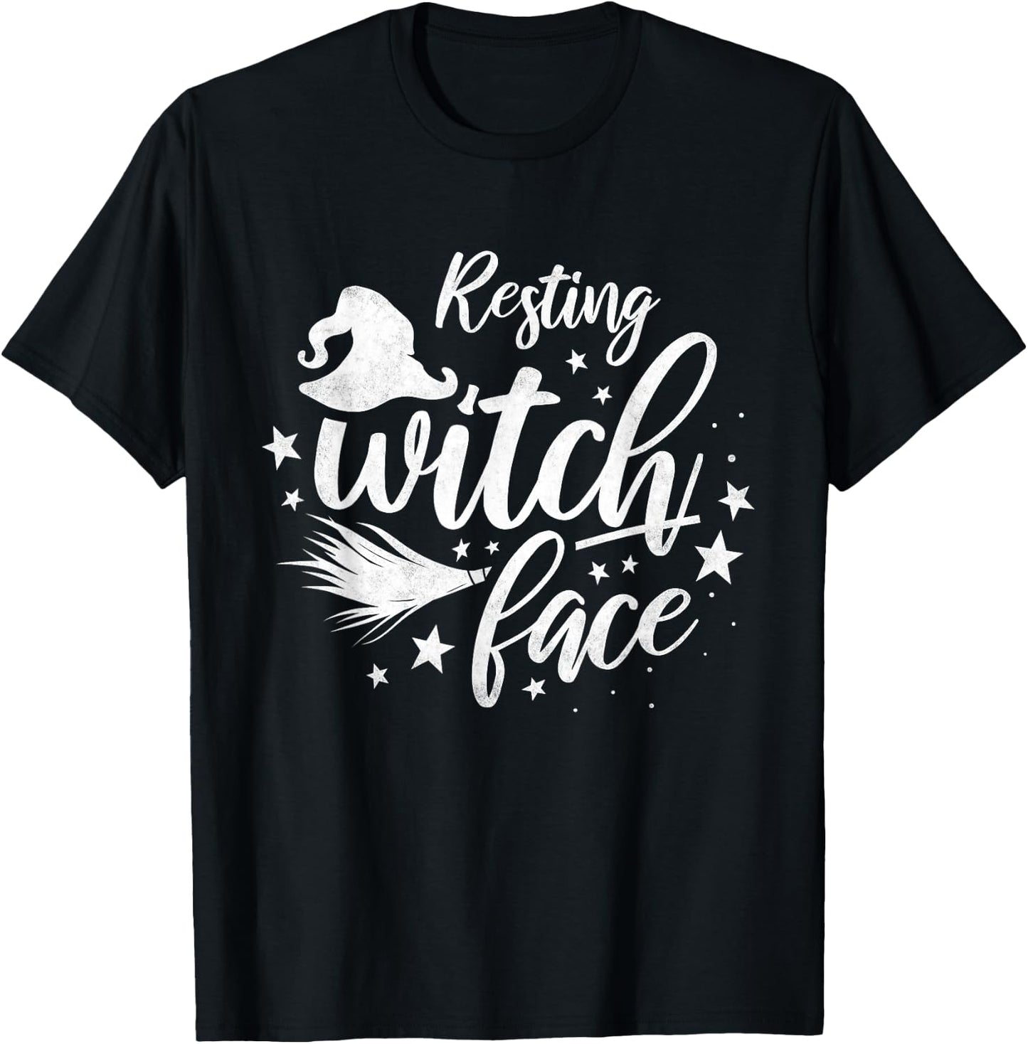 Resting Witch Face, Halloween T-Shirt - T-Shirt | Black