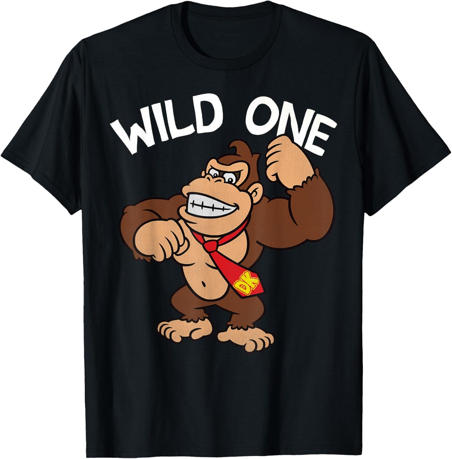 Super Mario Donkey Kong Wild One T-Shirt - T-Shirt | Black