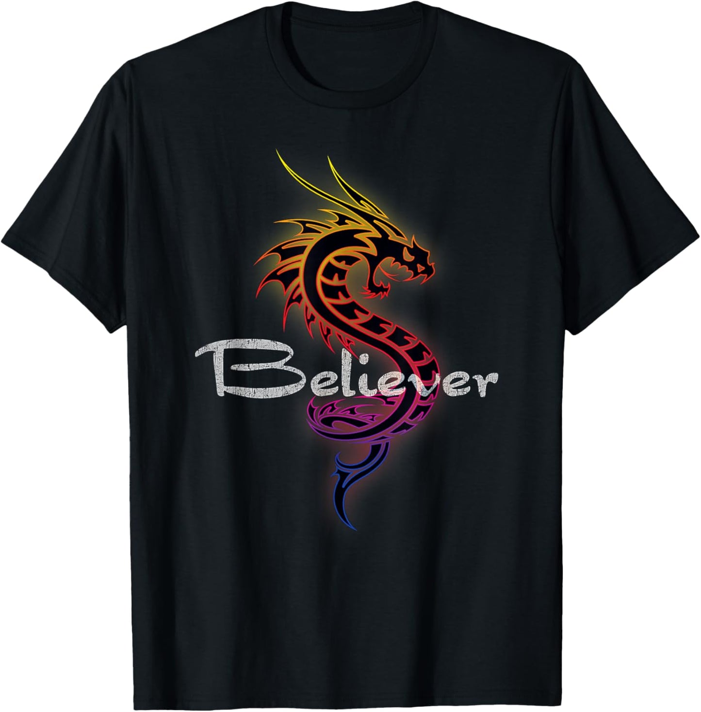 Dragon Believer - Imagine this for Dragon Fans T-Shirt - T-Shirt | Black