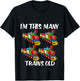 Kids I'm this many Trains Old Boy 4th Birthday 4 Years Old T-Shirt - T-Shirt | Black