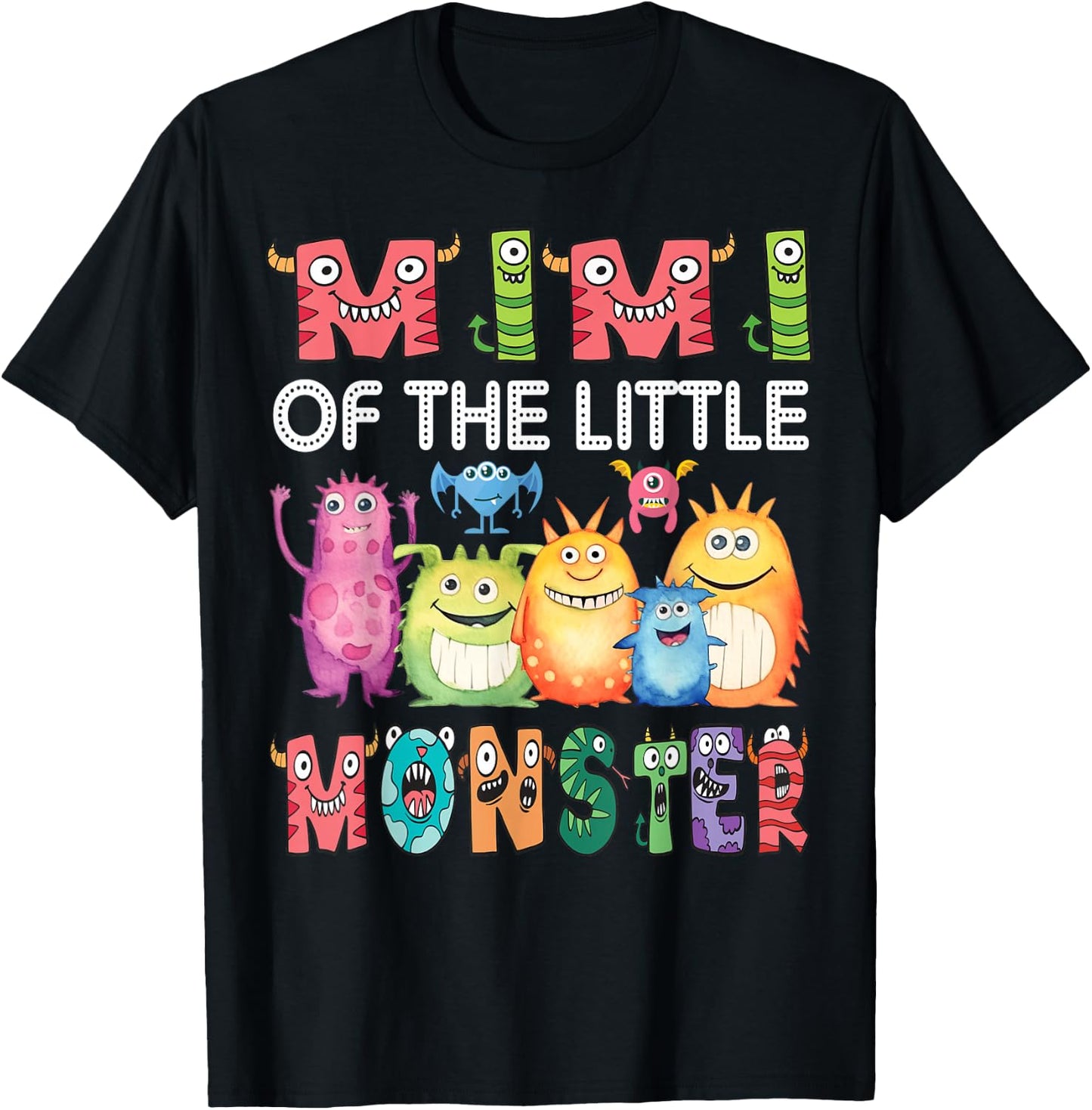 Mimi Of The Little Monster Kids 1St Birthday Party T-Shirt - T-Shirt | Black