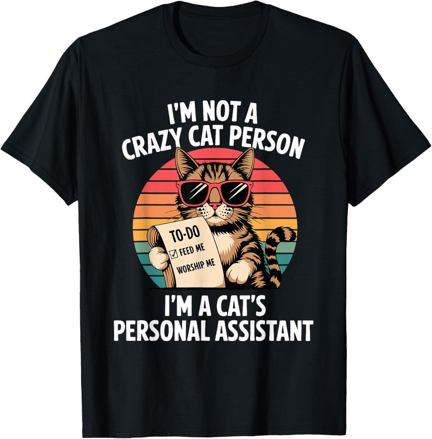 Funny Cats Saying T-Shirt - T-Shirt | Black