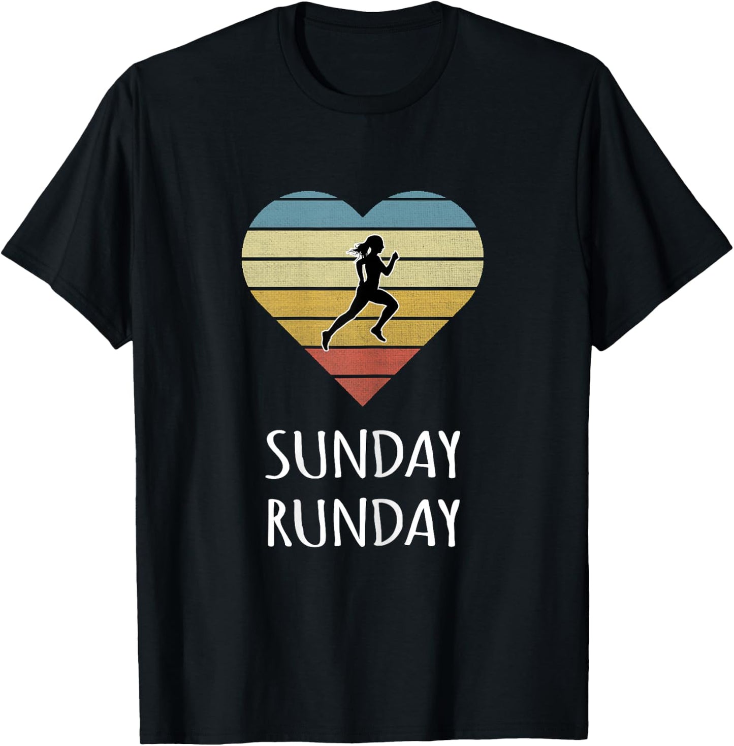 Sunday Runday Gift T-Shirt - T-Shirt | Black