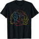 Colorful Dog Wirehaired Dachshund T-Shirt - T-Shirt | Black