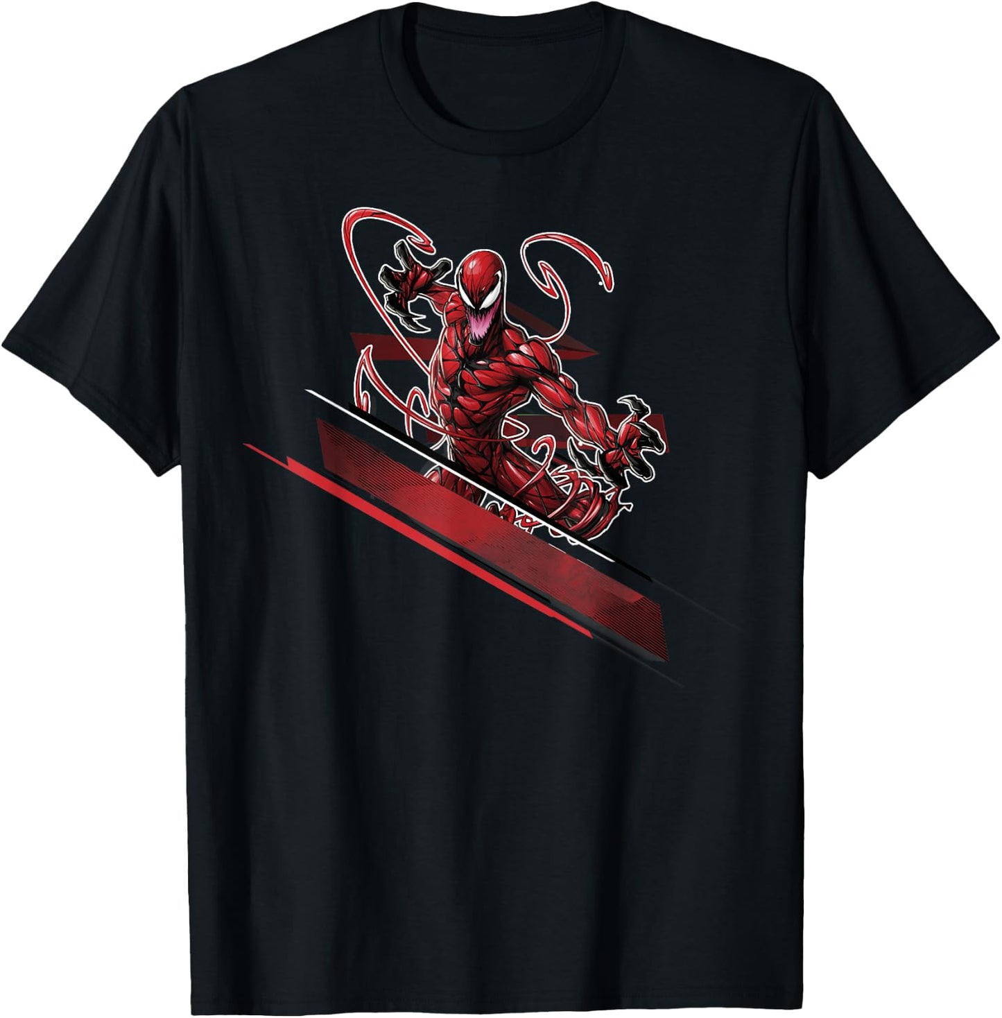 Marvel Carnage Action Pose Portrait T-Shirt - T-Shirt | Black