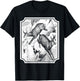 Gemse Gams Wild Gämse Alpen Tier Vintage Retro süß Abbildung T-Shirt - T-Shirt | Black