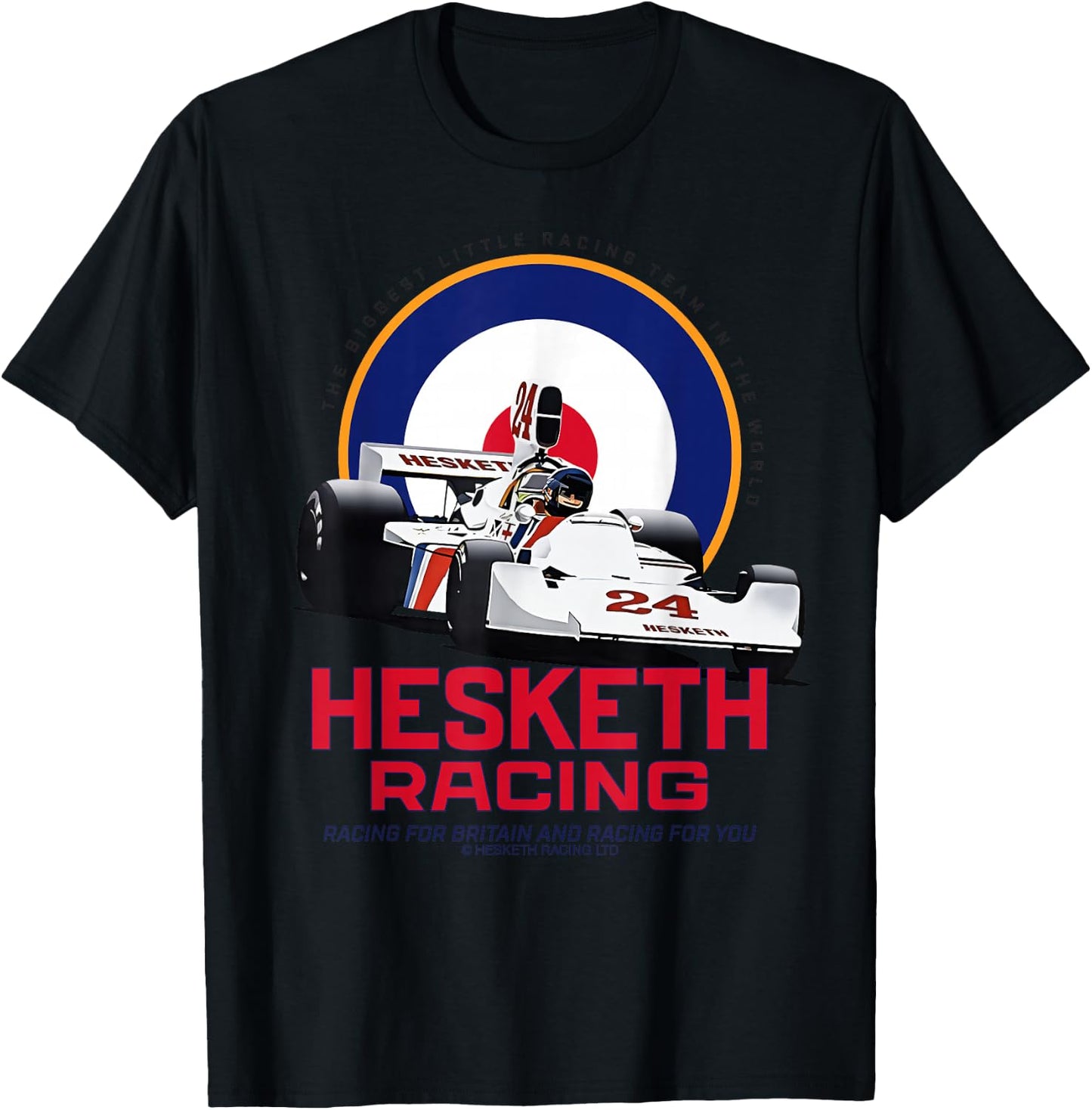 British World Champion Racing Classic Team T-Shirt - T-Shirt | Black