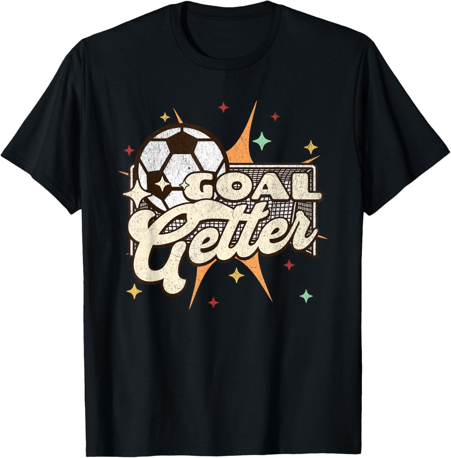 Soccer Player Goal Getter T-Shirt - T-Shirt | Black
