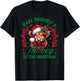 Have Yourself A Mooey Little Christmas Funny Cow Santa Women T-Shirt - T-Shirt | Black