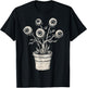 Eyes Eyeballs Plant Weird Goth Grunge Odd Strange Aesthetic T-Shirt - T-Shirt | Black