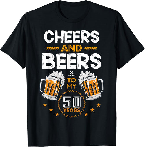 Cheers and Beers To My 50 Years 50th Birthday Drinking Beer