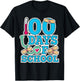 School Nurse 100 Days of School T-Shirt - T-Shirt | Black