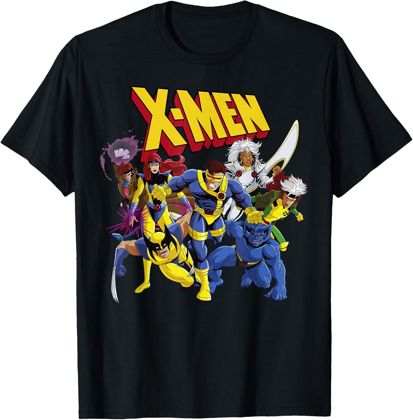 Marvel X-Men Classic Group Shot T-Shirt - T-Shirt | Black