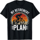 My Retirement Plan - Funny Cycling and Bicycle Riders Bike T-Shirt - T-Shirt | Black