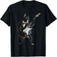 Boston Terrier Guitar T-Shirt - T-Shirt | Black
