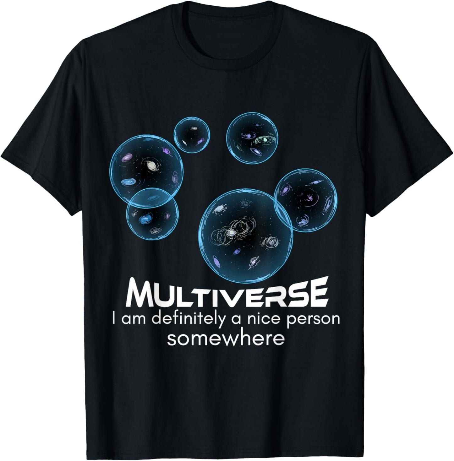 Multiverse Parallel Universe Science Fiction Time Travel T-Shirt - T-Shirt | Black