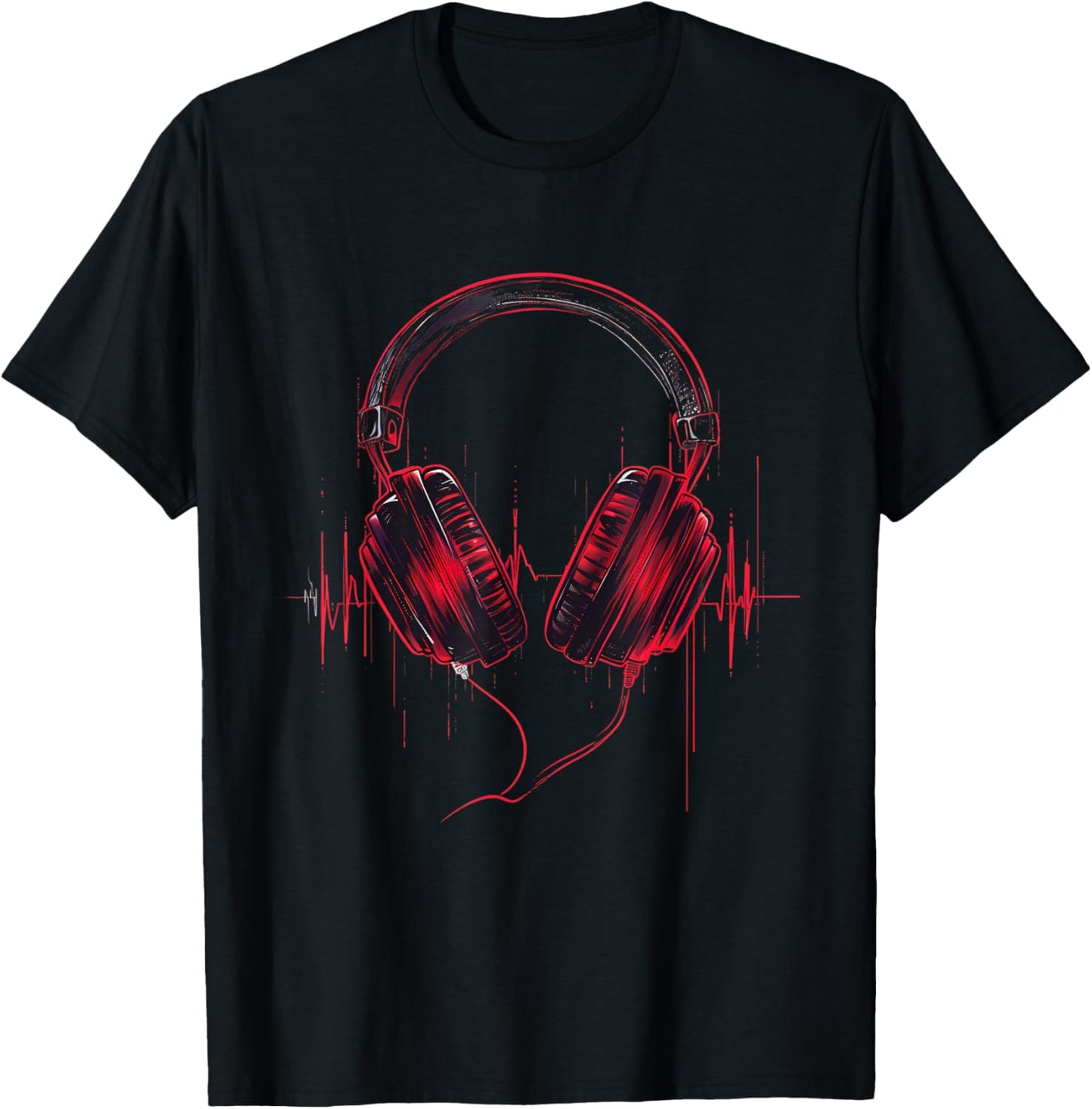 Turntable DJ Music Animals Black Music Themed DJ , , Small, Short Sleeve, Classic Fit, Imported, Polyester 100% T-Shirt - T-Shirt | Black