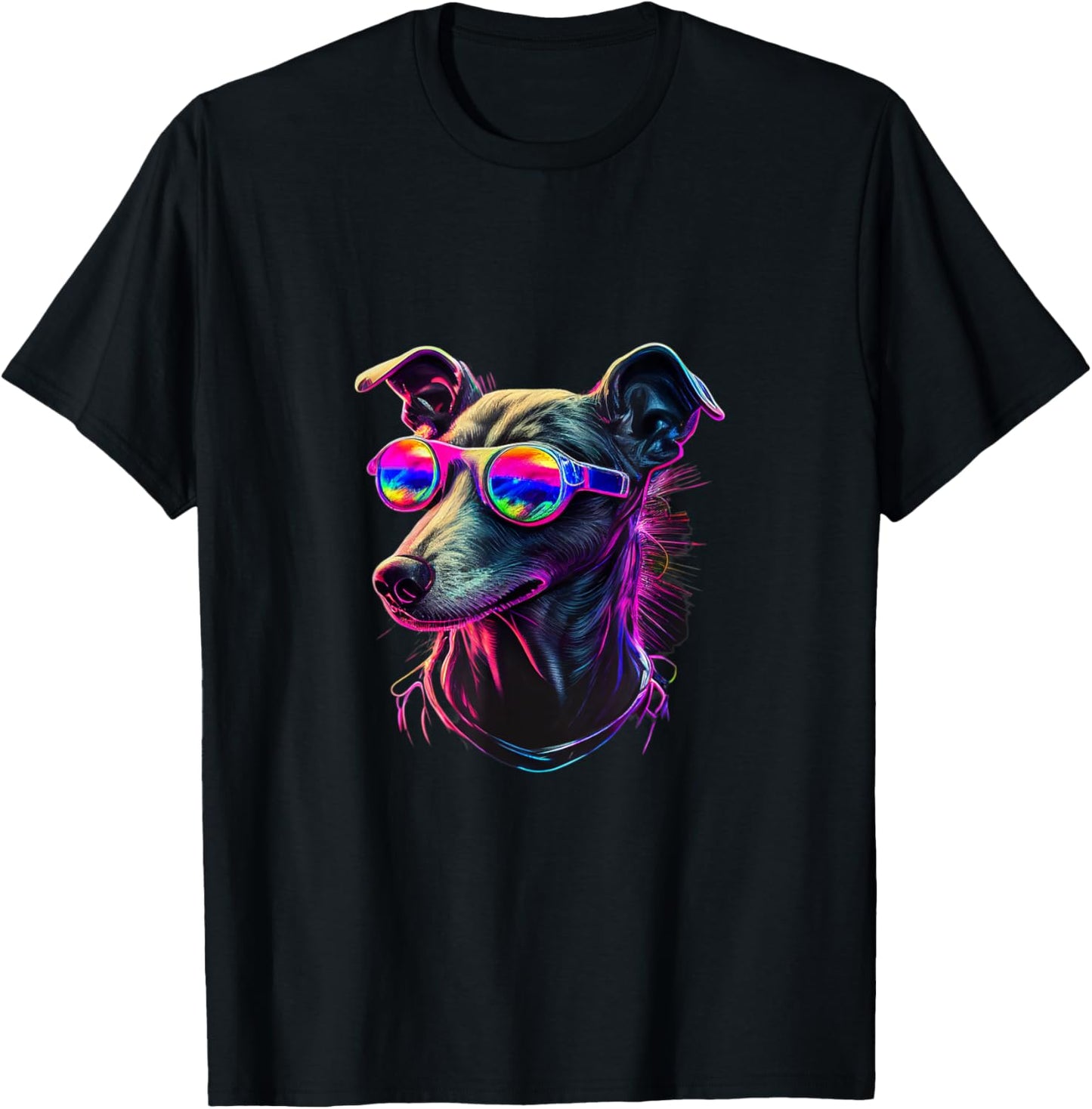 Italian Greyhound Dogs Italian Greyhounds T-Shirt - T-Shirt | Black