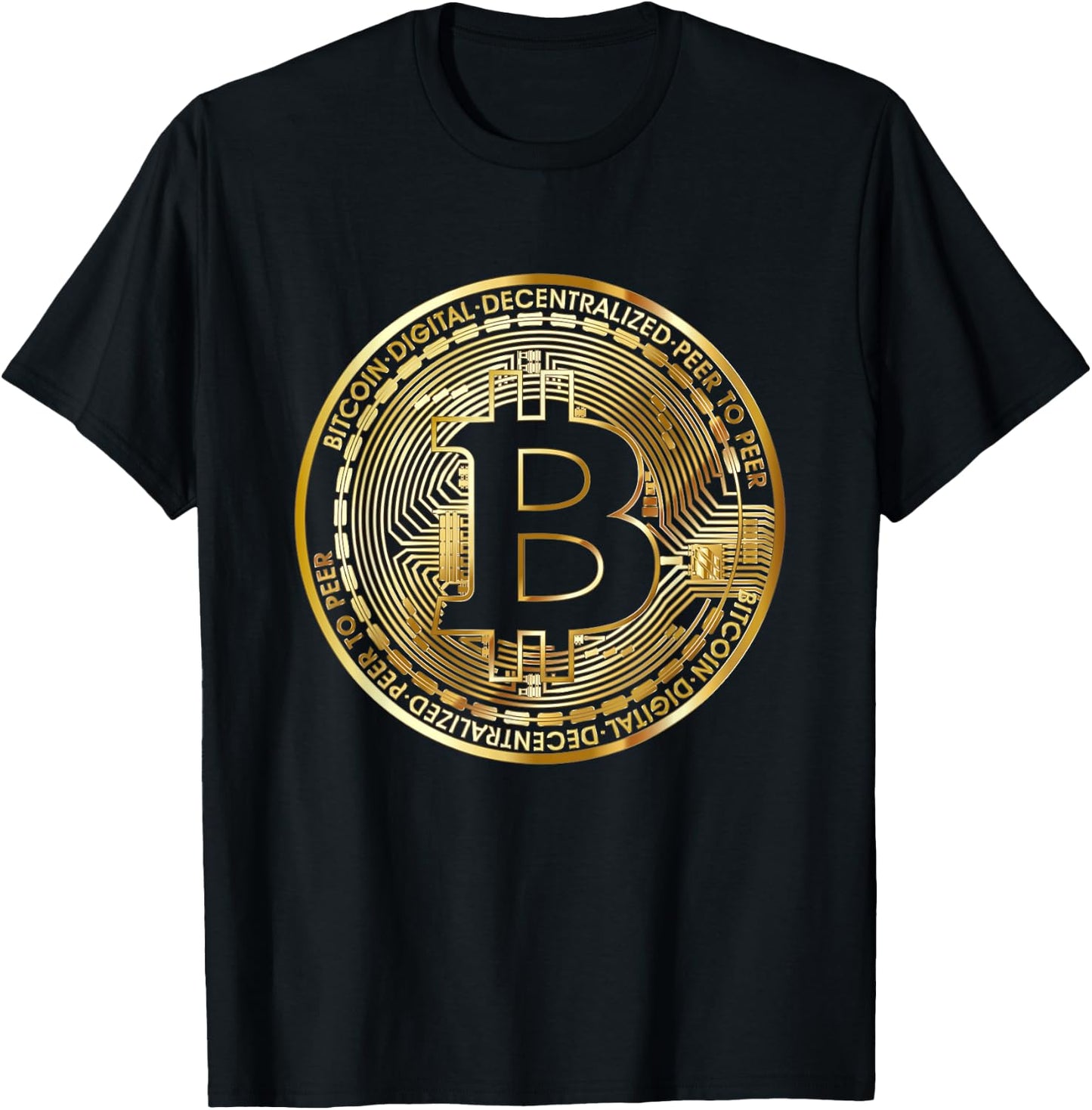 Bitcoin BTC Coin Crypto Trader #bitcoin Future Freedom Gift T-Shirt - T-Shirt | Black