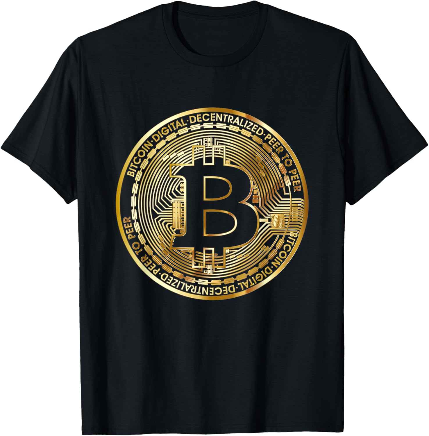 Bitcoin BTC Coin Crypto Trader #bitcoin Future Freedom Gift T-Shirt - T-Shirt | Black