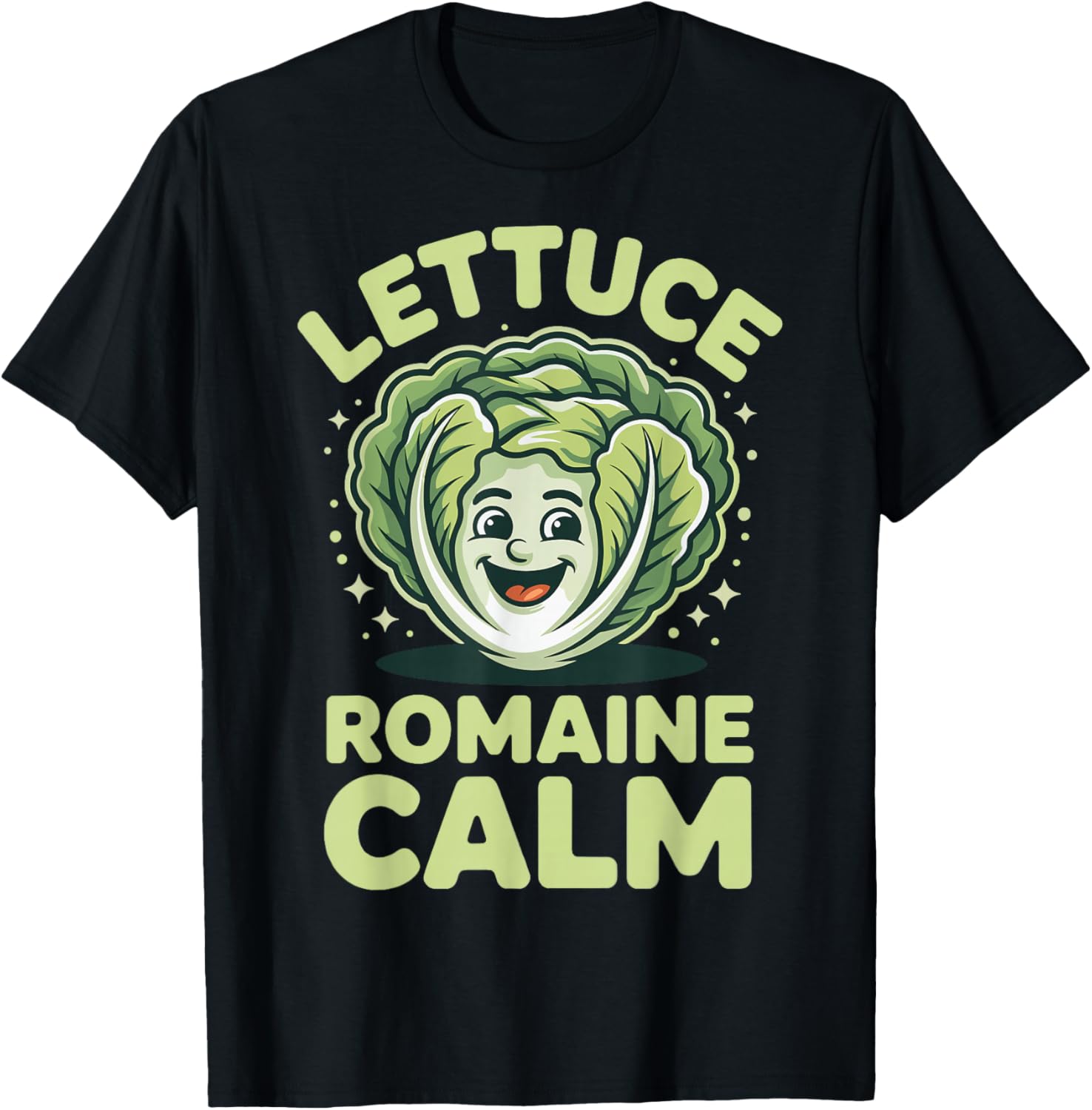 Lettuce Romaine Calm T-Shirt - T-Shirt | Black