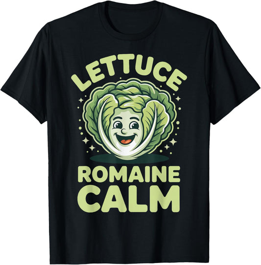 Lettuce Romaine Calm T-Shirt - T-Shirt | Black
