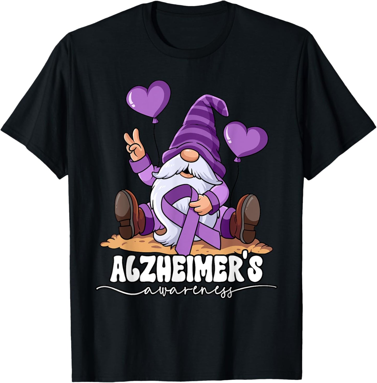 Alzheimer's Awareness T-Shirt - T-Shirt | Black