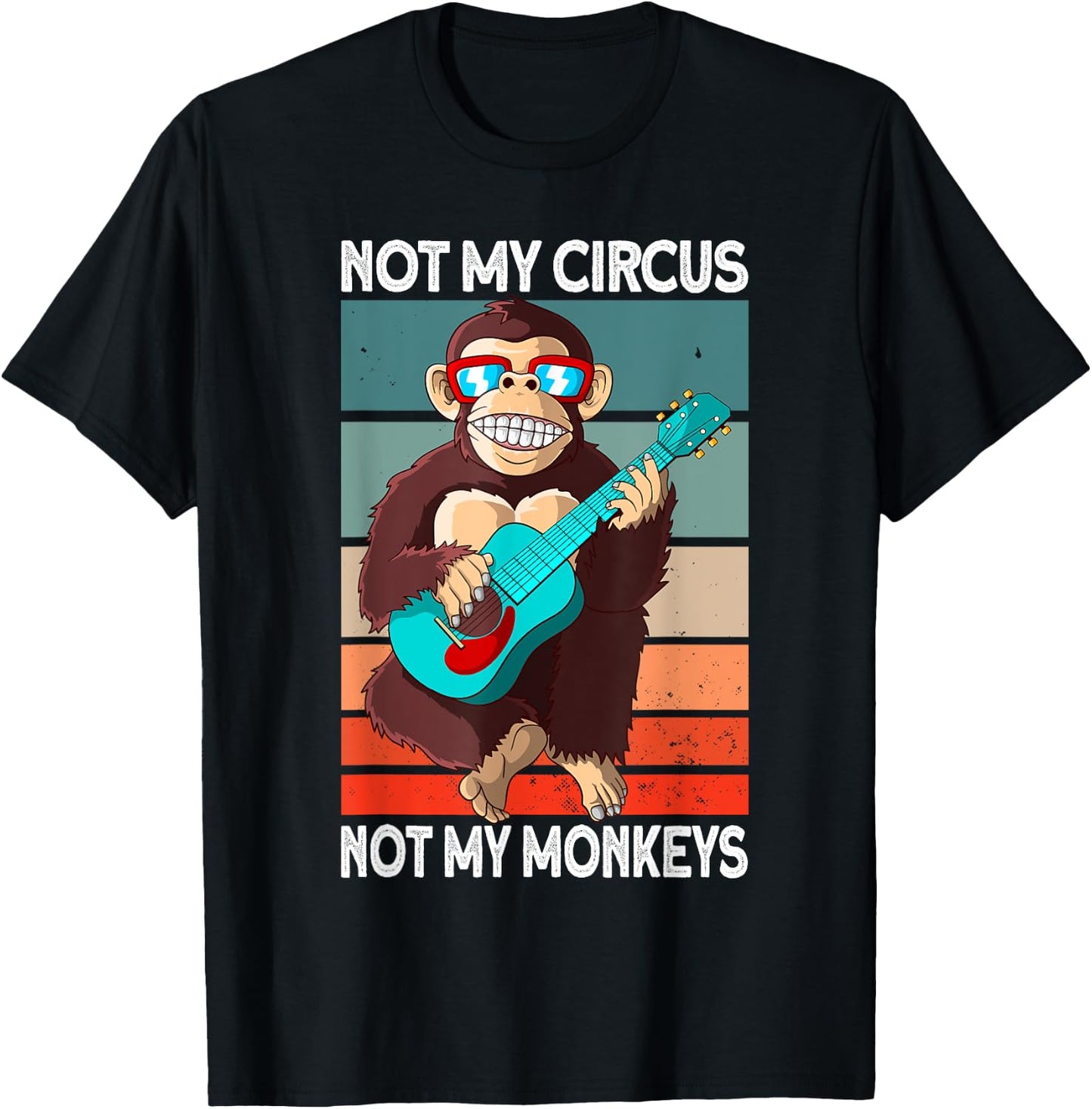 Not My Circus not my Monkeys - animal lover T-Shirt - T-Shirt | Black