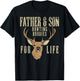 Father Son Hunting Buddies Matching Hunter Dad Men Boys Gift T-Shirt - T-Shirt | Black