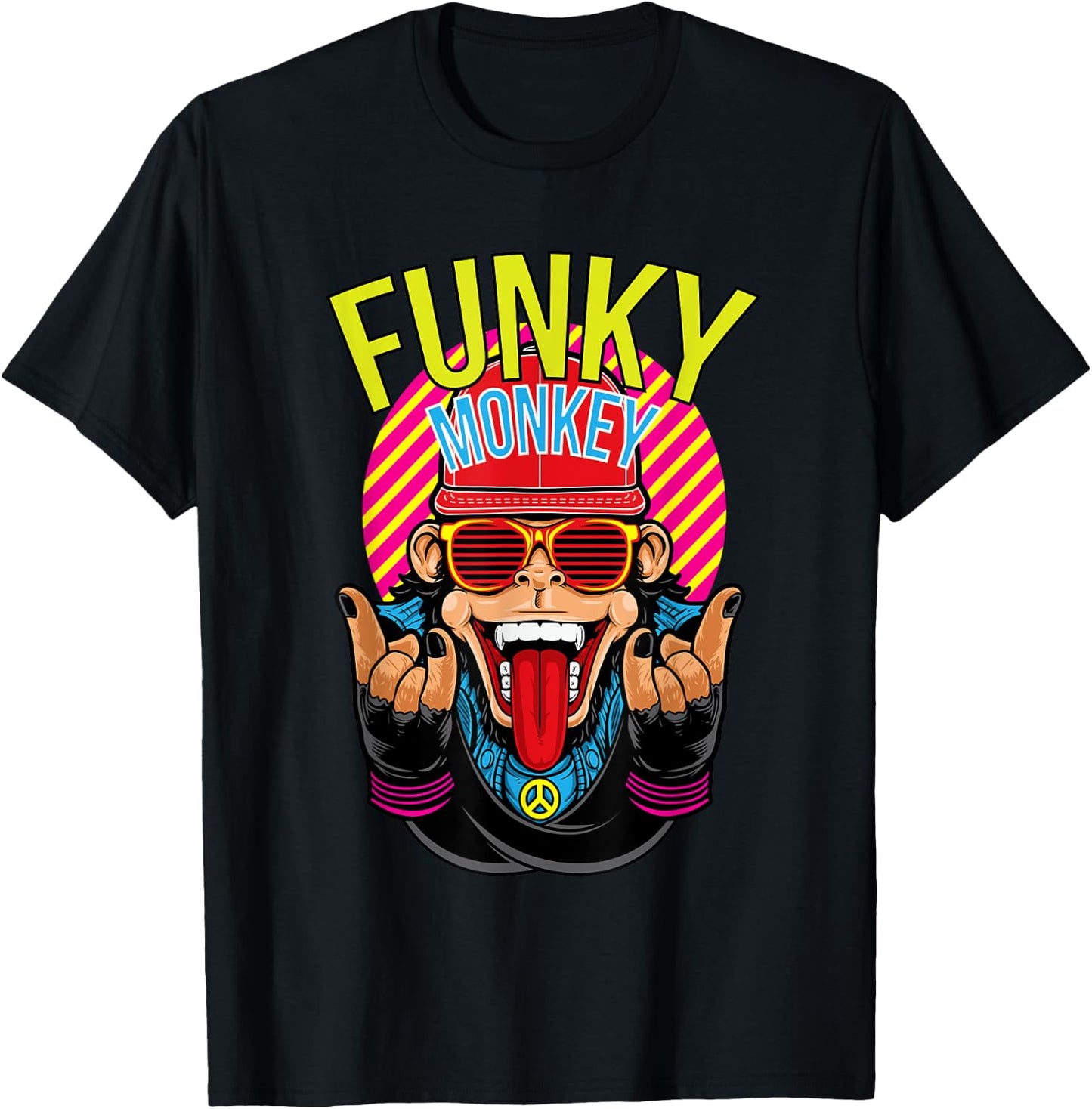 Funky Monkey T-Shirt - T-Shirt | Black