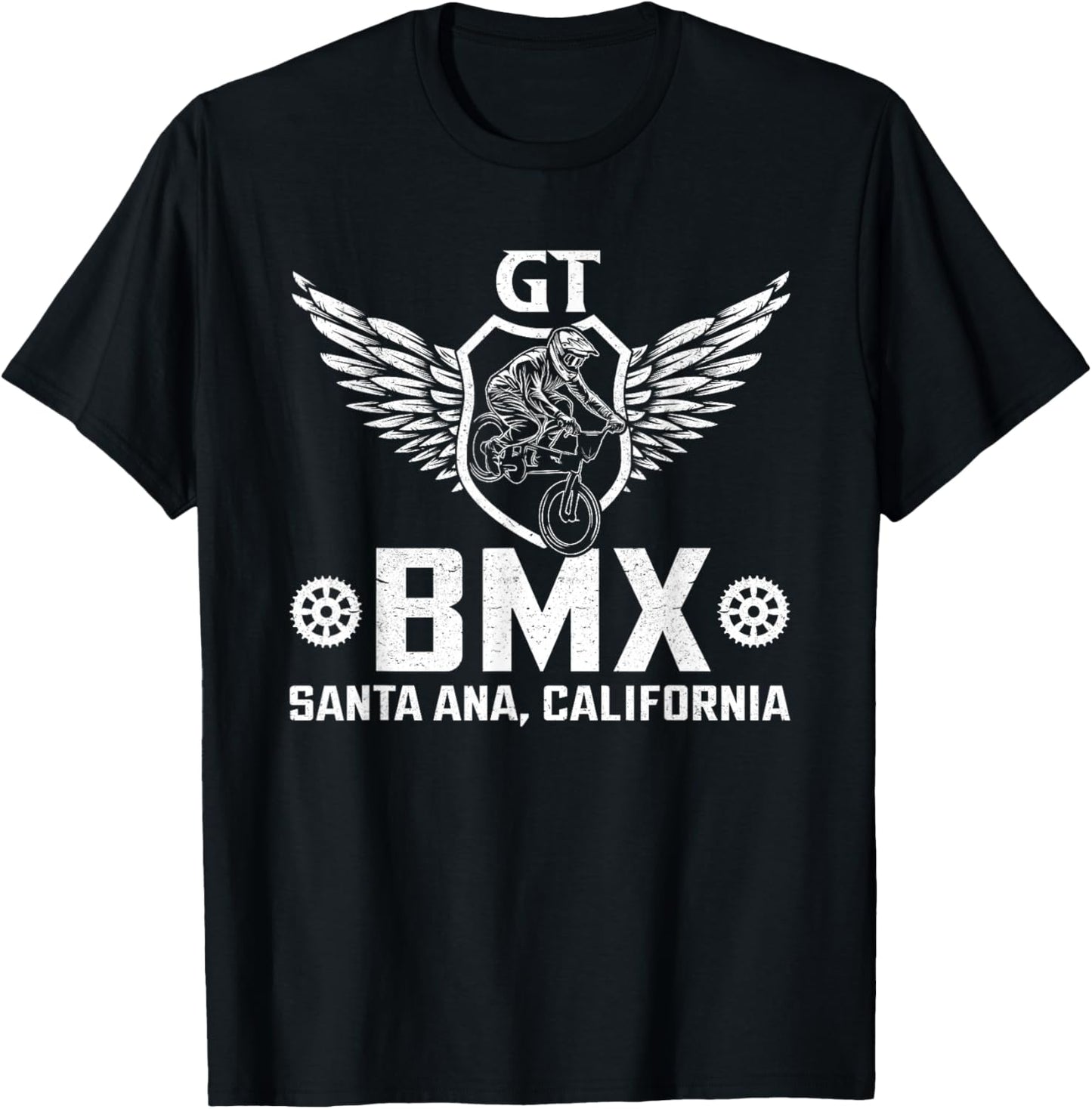 GT BMX Santa Ana, California T-Shirt - T-Shirt | Black