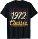 51 Years Old Birthday Gifts Vintage February 51st 1972 T-Shirt - T-Shirt | Black