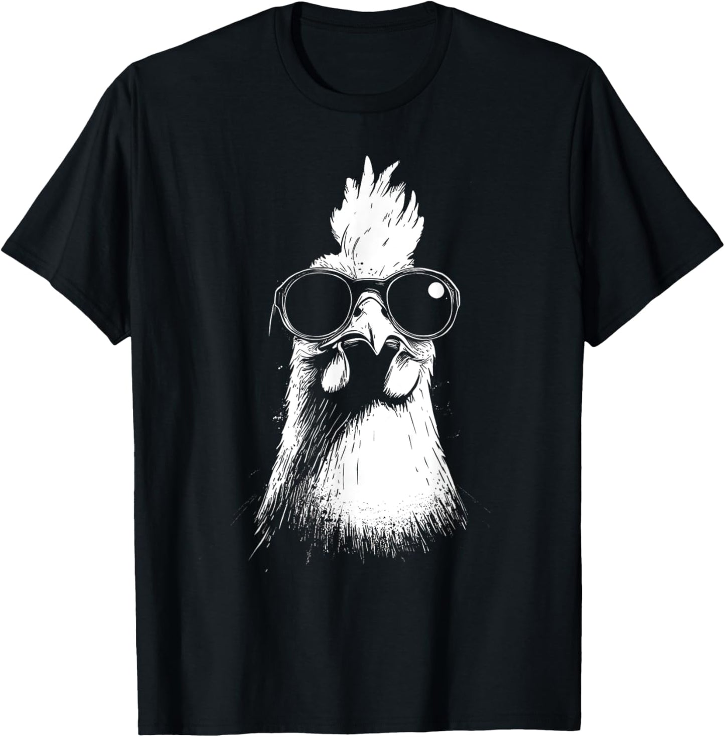 Funny Chicken cool Graffiti Urban art street T-Shirt - T-Shirt | Black