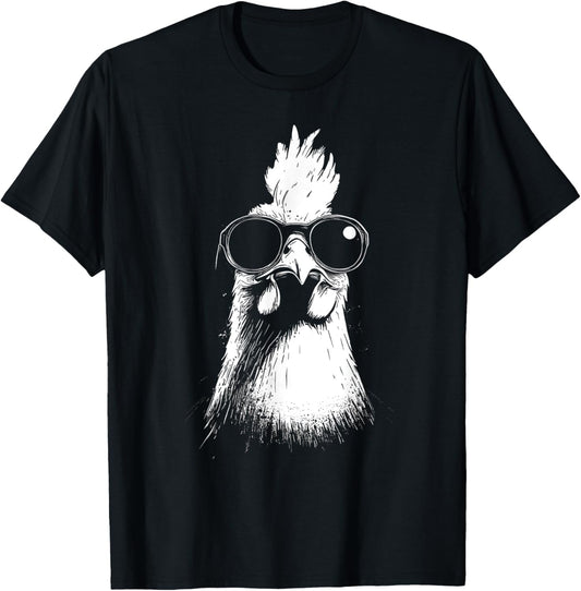 Funny Chicken cool Graffiti Urban art street T-Shirt - T-Shirt | Black