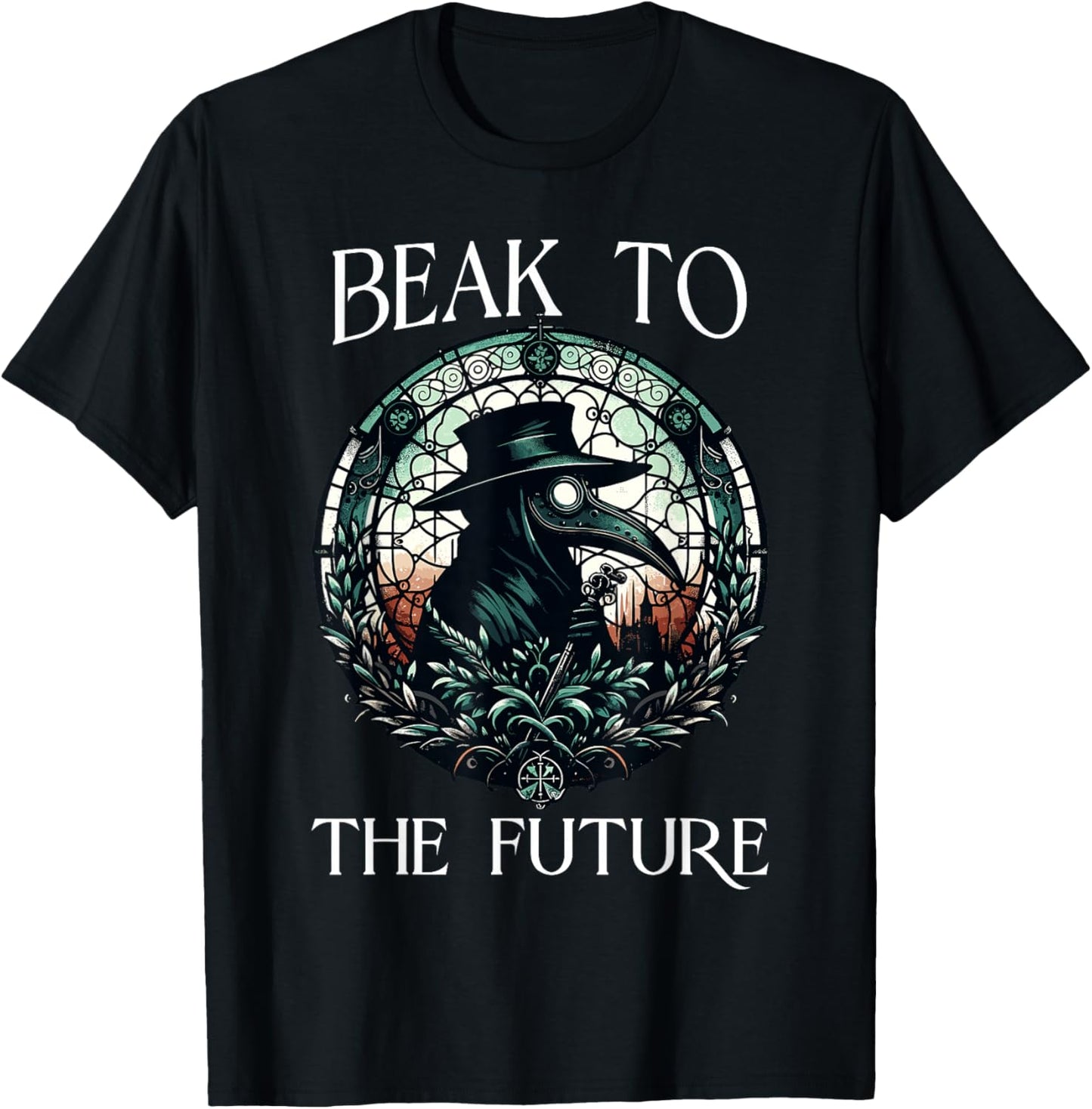 Spooky Halloween Horror Plague Doctor Pandemic T-Shirt - T-Shirt | Black