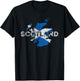 Scottish Map and Flag Souvenir - Distressed Scotland T-Shirt - T-Shirt | Black