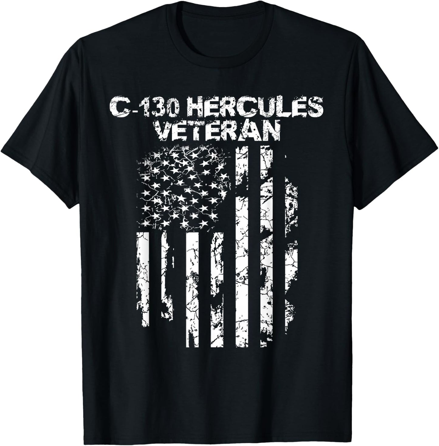 Military Co. C-130 Hercules - Black, Small T-Shirt - T-Shirt | Black
