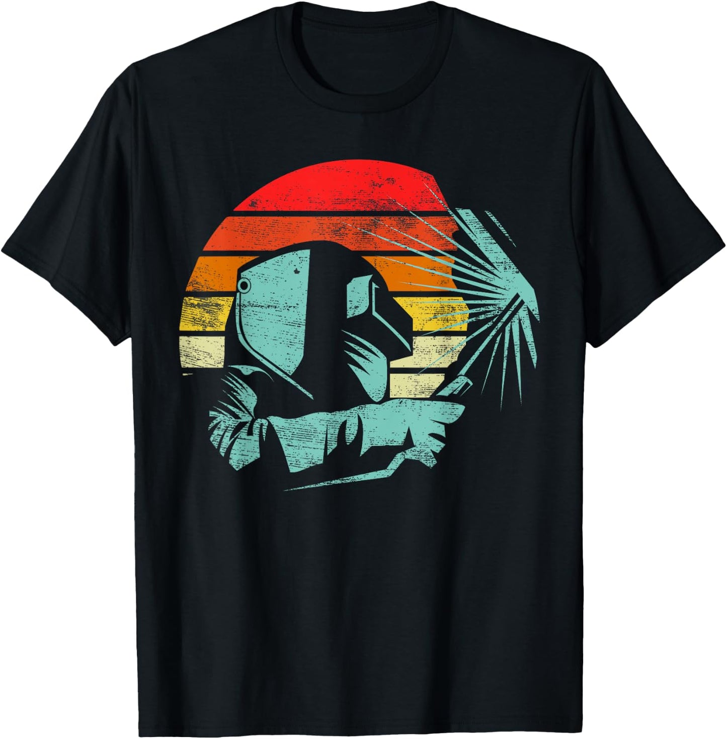 Welder Silhouette Retro Vintage Apparel - Men's Black Short Sleeve Classic Fit - Small T-Shirt - T-Shirt | Black