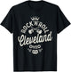 Cleveland Rock'n'Roll Music Cool Vintage T-Shirt - T-Shirt | Black