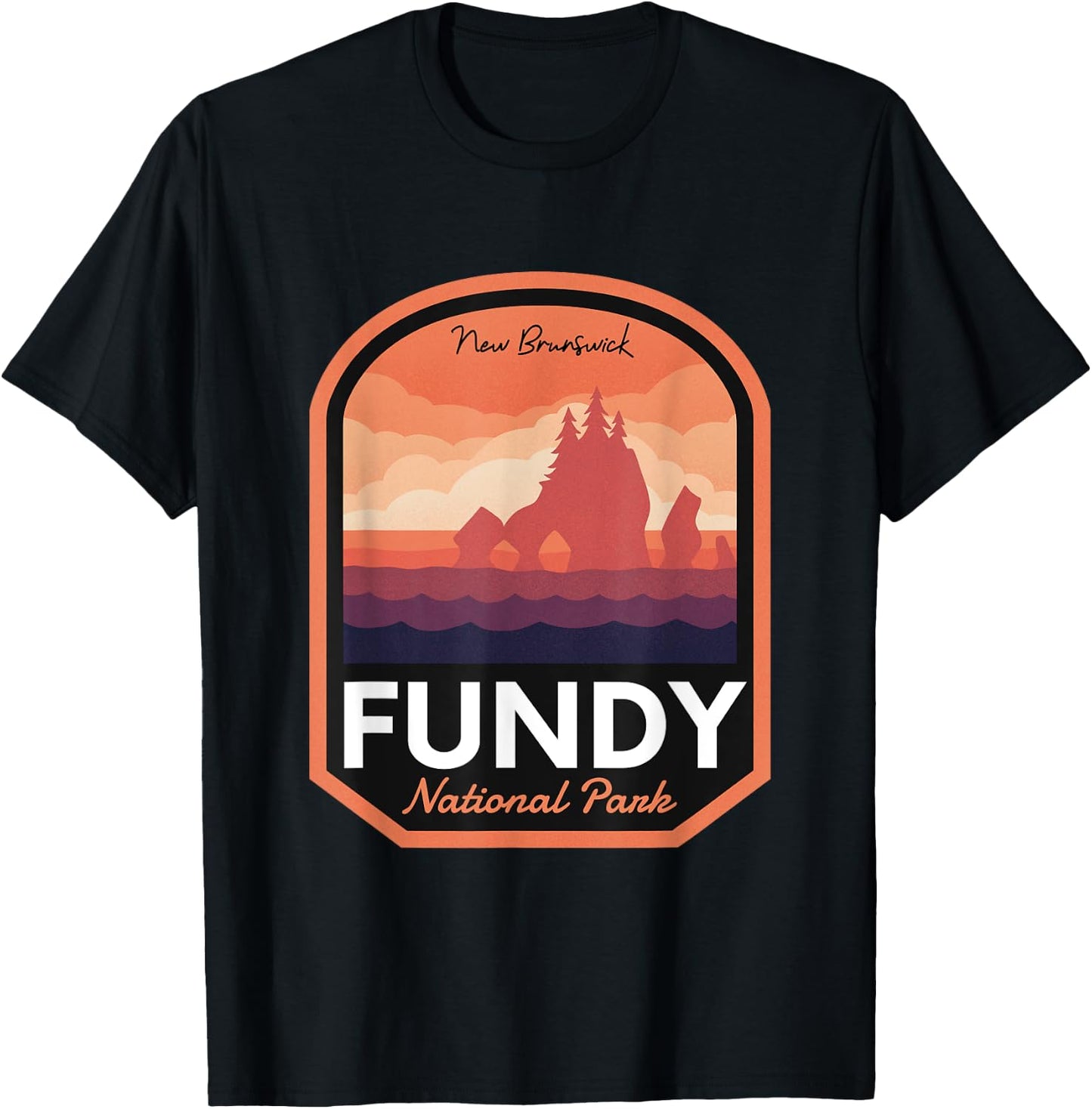 Fundy National Park New Brunswick T-Shirt - T-Shirt | Black